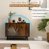 Wooden Cat Litter Box Enclosure Kitten Litter Box Enclosure Cat House End Table