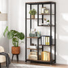 Tribesigns 6-Tier Tall Bookshelf Bookcase, Industrial 8-Shelf Open Bookcase