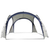 Outdoor Gazebo Event Dome Shelter Party Tent for Garden Camping Cream and Blue