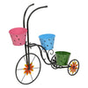 Bicycle Planter Metal Plant Stand Garden Bike Flower Pot Cart Holder Basket Deco
