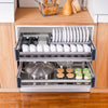 Pull Out Kitchen Baskets Slide Out Storage Dishware Cupboard Drawer600/800/900mm