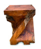 Teak Root Side Table - Z Shaped Twist Stool 40cm - Indoor & Outdoor