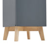 Modern Tall Cabinet 2 Door Shelves Bathroom Storage Unit MDF Wooden Furniture UK