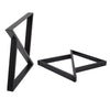 2x Industrial Steel Metal Table Legs Triangle Frame for Dining/Bench/Office/Desk