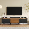 Modern TV Unit TV Stand Cabinet with Storage Media Units for Living Room Black