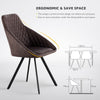 2x Dining Chairs Metal Legs Tub Chairs Dining Room Reception Kitchen Chairs