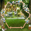 2.1m Tall Wedding Backdrop Stand Strong Square Tube Archway fr Bridal Prom Party