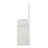 White Dressing Table with LED Lights Mirror 5 Drawers Stool Cabinet Make up Desk