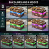 Lift Top Coffee Table Wood with Storage Shelf 2 Drawers for Living Room