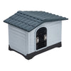 Weatherproof Pet House Plastic Dog Kennel Indoor Outdoor Animal Shelter