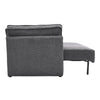 Convertible 3 Seater Sofa Bed 3-in-1 Pull Out Armchair Sleeper Chairs w/Storage