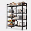 Kitchen Storage Cart Microwave Holder/Fruit Basket Rack Shelf Stand w/ Wheels