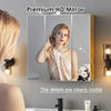 Bathroom Cabinet Mirror Wall Mounted Storage Cupboard Adjustable Shelf Top Light
