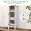 Bathroom Floor Cabinet Freestanding Narrow Bathroom Storage Organizer