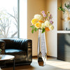 Luxury Mirrored Flower Vase Sparkle Crushed Diamond Vase for Artificial Flower