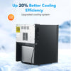 Under Counter Drinks Fridge 40L Beer / Wine Cooler,LED Light + Jbajbpnpbeymyhdhn