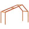 ' Bed Roof Wax Brown 213x95.5x144.5 Solid Wood Pine C2S8
