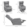 Electric Power Lift Fabric Recliner Chair with Remote Control for the Elderly