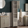 Grey Bathroom Under Sink Cabinet Basin Storage Cupboard Vanity Unit Furniture