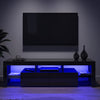 Modern 160cm TV Unit Cabinet Stand High Gloss Doors Entertainment Free RGB LED