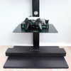 Swivel Floor TV Stand with Mount for Most 32-65 inch Flat Screen Corner Bracket