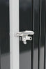 8.5x5.5 7.3x4FT Metal Garden Shed Outdoor Storage Tool Sloped Roof Box W/ Window