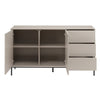 Dusk Nova Matte Taupe Large Sideboard with Drawers RRP £499