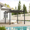 Garden Pergola Awning Gazebo Canopy Outdoor Furniture Barbecue Party Aluminium