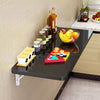 Folding Wall Table Drop Leaf Writing Laptop Desk Foldable Floating Storage Shelf