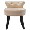 Crushed Velvet Vanity Stool Dressing Table Chair Bedroom Piano Chair w/ Backrest