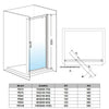 Shower Enclosure Pivot Hinge Door Wet Room Glass Screen 700/760/800/860/900/1000