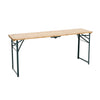 Portable Wooden Folding Beer Table Trestle Camp Garden Outdoor Barbecue Table