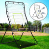 49*35" Rebounder Net Soccer Baseball Football Adjust Pitch Back Training Aids