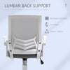 Mesh Home Office Chair Swivel Task Computer Desk Chair w/ Lumbar Support, Grey