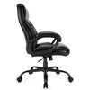 High Back Office Chair with Metal Base and Rocking Backrest