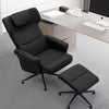 PU Leather Swivel Armchair Home Office Lounge Chair Cinema Reclining w/Footstool