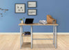 Computer Desk Writing Study Gaming Table w/ Bookshelves Workstation Home Office