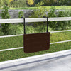 Folding Balcony Railing Table Space-Saving Patio Hanging Table Side Table
