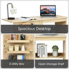 Folding Sewing Table 2 IN 1 Rolling Craft Table Home Office Desk Workstation