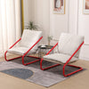 Ergonomic Armchair with Metal Frame Sling Accent Chair Reading Chair Lounge Sofa