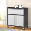 Office Metal Filing Cabinet Cupboard DrawerUnit Document Bedside Table Furniture