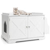 Large Cat Litter Box Enclosure Hidden Cat Washroom Cat House with Storage Rack
