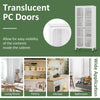 Wooden Storage Cabinet Mobile Food Pantry Cupboard Modern Kitchen Sideboard