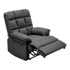 Luxury PU Leather Recliner Chair Sofa Lounge Chair Wingback Home Cinema Living