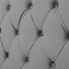 Merax Upholstered Bed Functional Bed from Storage Double Size Grey Velvet
