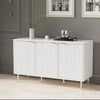 Sideboard Buffet Storage Cabinet with 6 Compartments for Living Room Dining Room