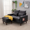 Panana Linen Fabric Sofa 1, 2 or 3 Seater Modern Couch Suite Set ottoman