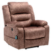 Velvet Electric Riser & Recliner Armchair 8 Point Heated Massage Sofa Arm Chair