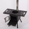 Portable Wood Burning Cooking Stove Camping Bell Tent Heating Stove With Pipe