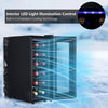 OYAJIA Wine Cooler 12 Bottle Fridge, 5-18°C Touch Control, LED, Only 39dB Black